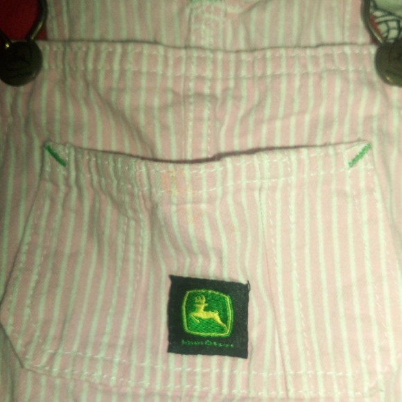 Pink Striped Overalls - Picture 4 of 7